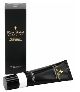 Boot Black Shoe Cream Tube 50ml