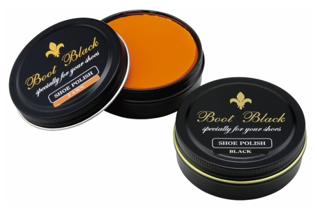 Boot Black Luxury Wax Shoe Polish 50ml