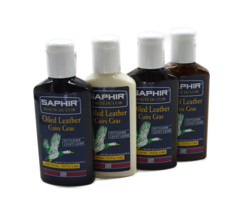 Saphir 125ml Cream shoe polish for greasy leather