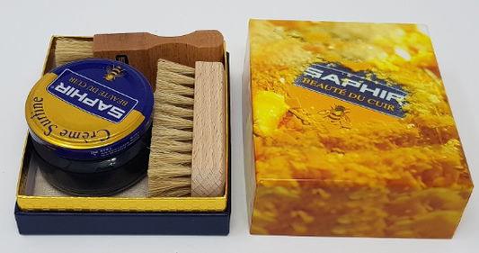Saphir Wax Box (Gift Box) and Contents