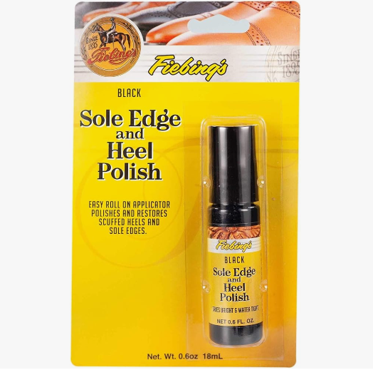 Fiebings Sole Edge & Heel Polish Black