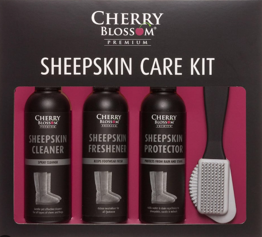 Cherry Blossom Sheepskin Care Kit
